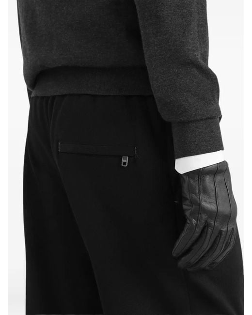 Dolce & Gabbana Black Jersey Jogging Trousers for men