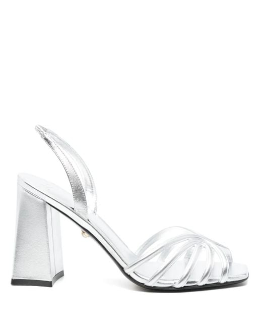ALEVI White 90Mm Tara Sandals