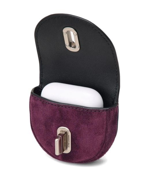 Marc Jacobs Purple Large The Crescent Shoulder Bag