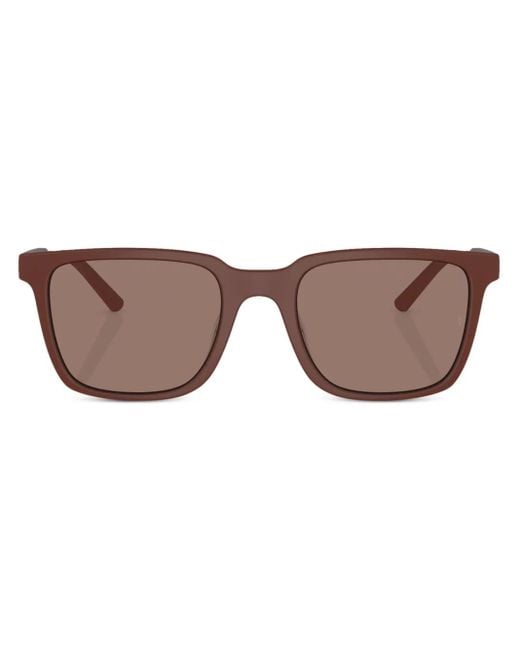 Oliver Peoples Brown Mr. Federer Square-Frame Sunglasses for men