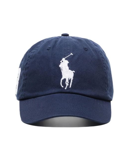 Polo Ralph Lauren Blue Big Pony Chino Cap for men