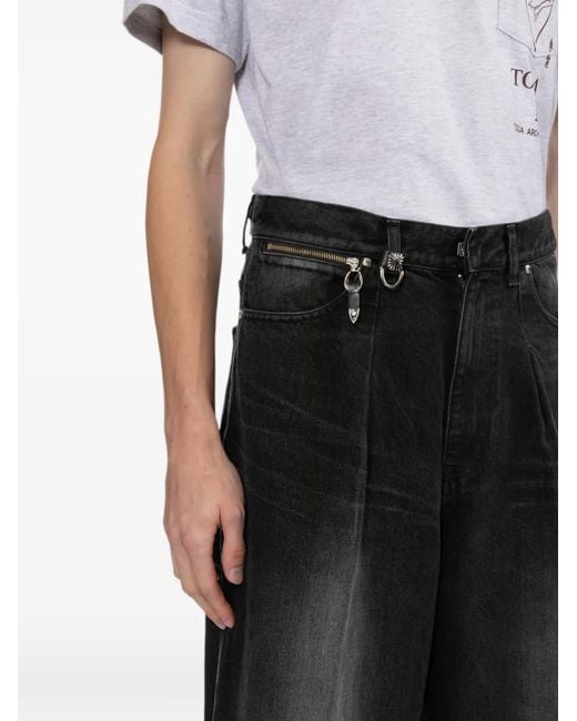Toga Gray Jean Ample À Effet Délavé for men