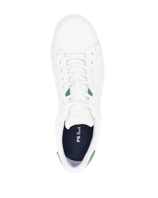 Paul Smith White Albany Leather Sneakers for men