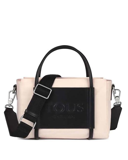 Tous Black Medium City Tote Bag