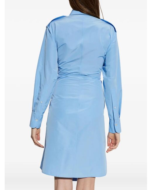 McQueen Blue Shirt Dress
