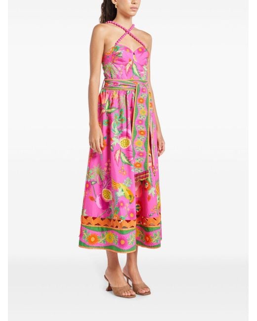 strapless open back dress Farm Rio main image 0