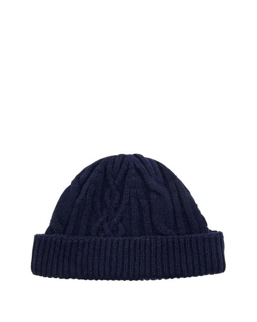 John Smedley Blue Bonnet Emerya En Maille Torsadée for men