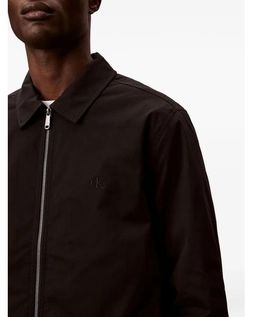 Chaqueta Con Cremallera Calvin Klein de hombre de color Black