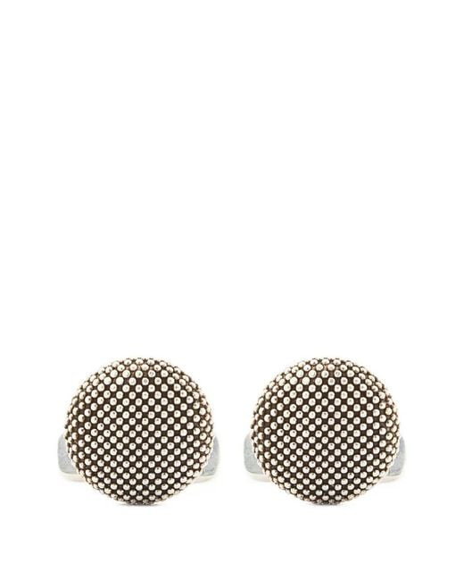 Giorgio Armani White Sterling- Cufflinks for men