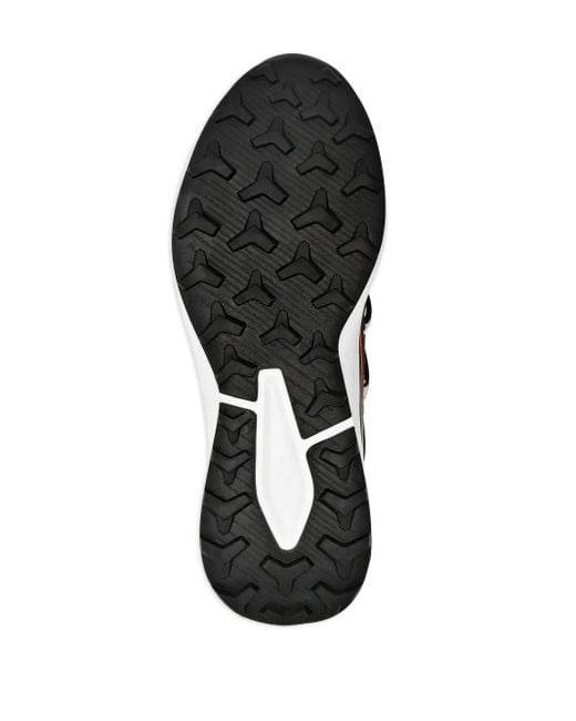 Philipp Plein Black Panelled Lace-Up Sneakers