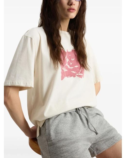 Woolrich White Graphic-Print T-Shirt
