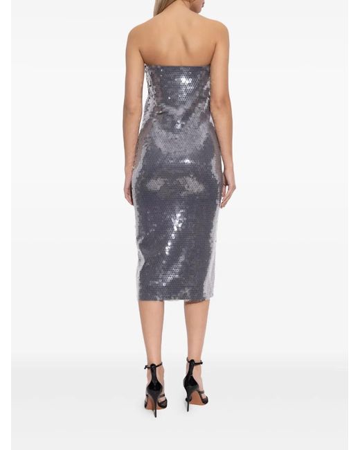Sportmax Blue Stemma Midi Dress