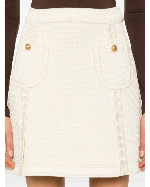 Tom Ford パッチポケット ミニスカート Natural