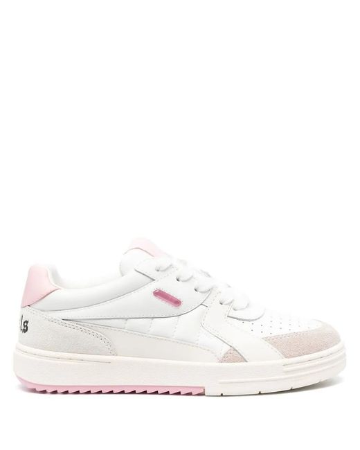 Palm Angels Palm University Sneakers White/pink