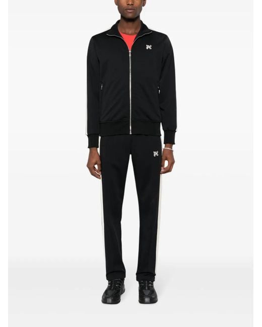 Palm Angels Black Classic Track Pants for men