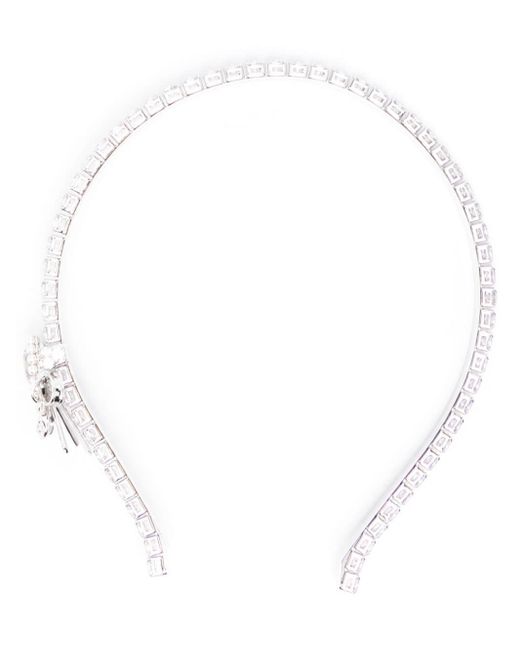 ShuShu/Tong Haarband Met Strikdetail in het White