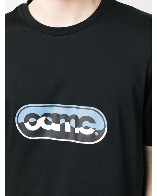 OAMC Black Logo-Print T-Shirt for men