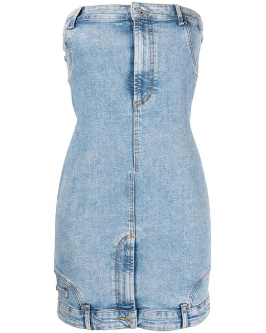 Moschino Blue Short Dresses