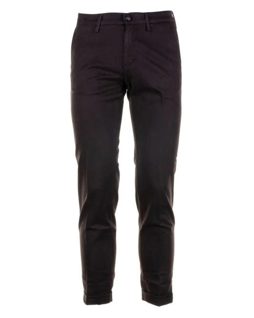 Re-hash Blue Cuffed Trousers for men