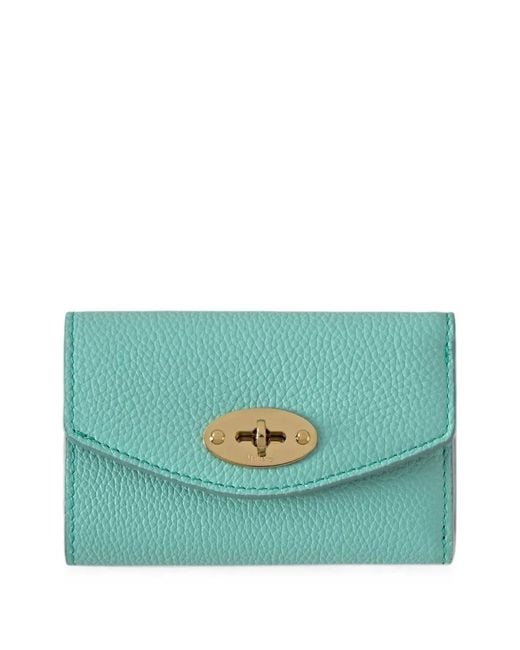 Mulberry Blue Darley Grained Calf Leather Wallet