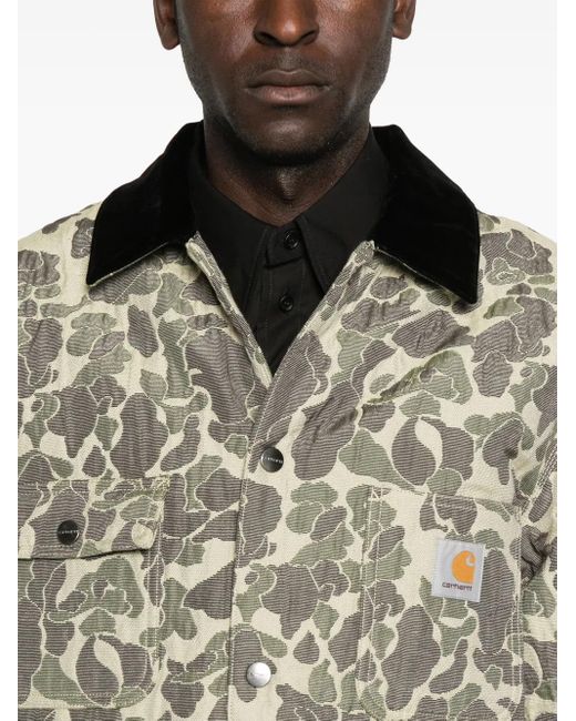 Carhartt Gray Tapestry Chore Jacket for men
