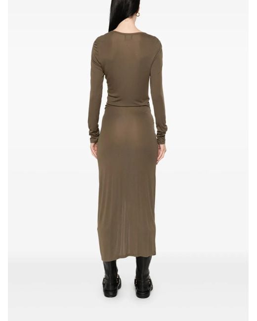 Isabel Marant Natural Jelina Midikleid