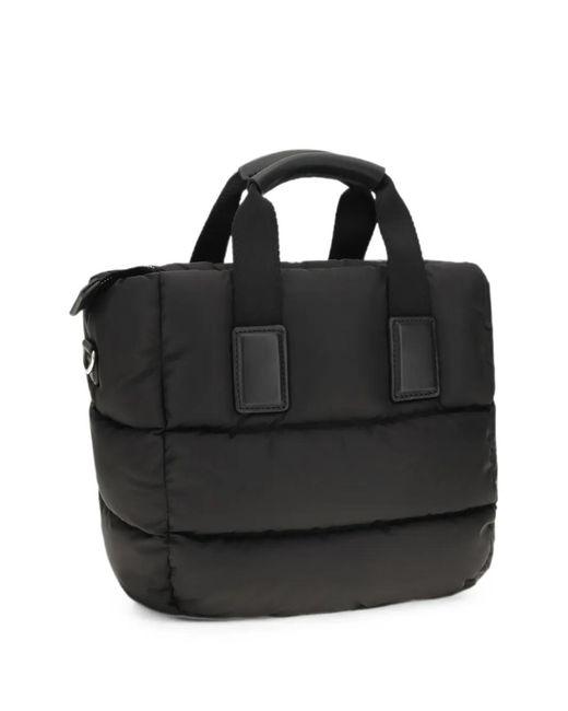 Moncler Black Mini Caradoc Quilted Tote Bag