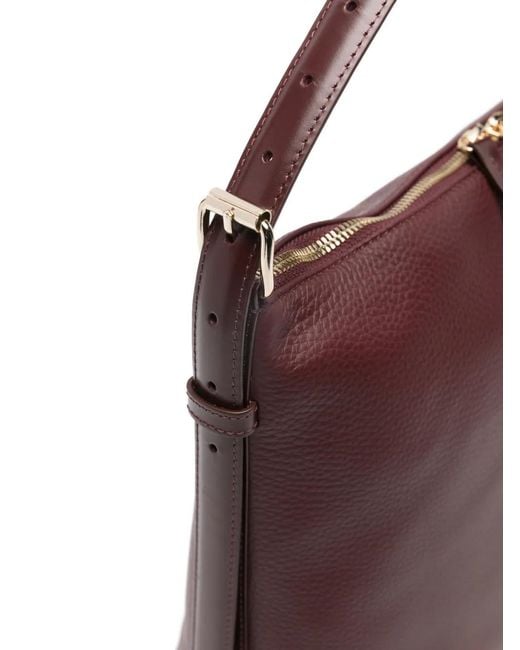 A.P.C. Purple Vera Zip Shoulder Bag