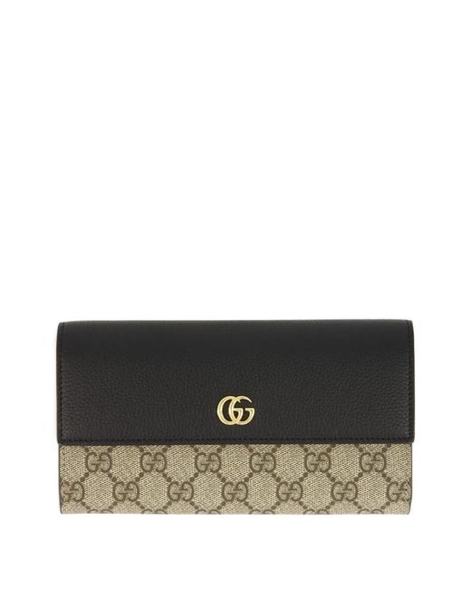 Gucci Black Logo Leather Wallet