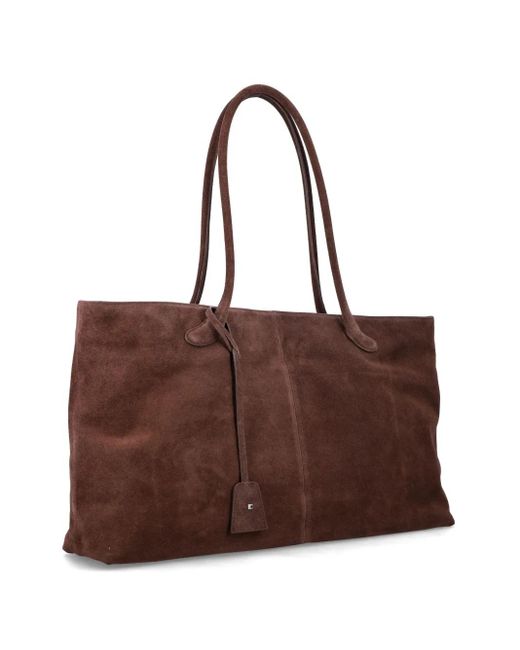 Low Classic Suede Tote Bag in Brown | Lyst