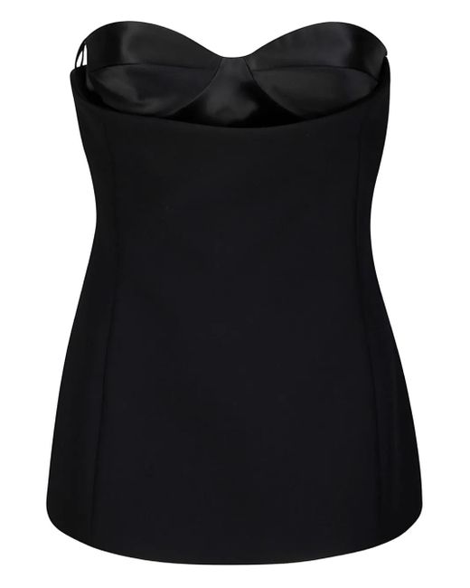 Khaite Ayla ストラップレス トップ Black