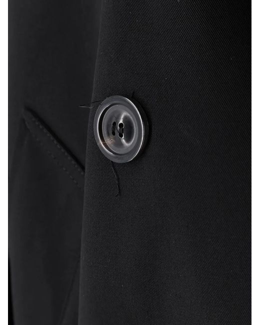 Maison Margiela Black Belted Double-Breasted Jacket