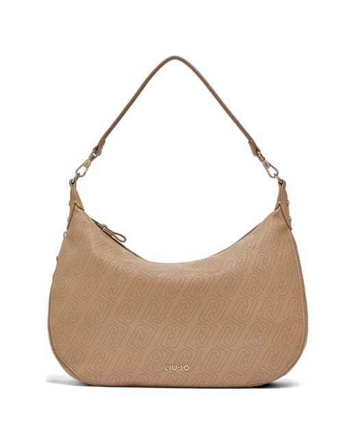 Liu Jo White Large Laser-Cut Bag