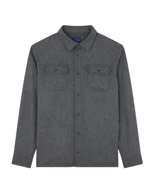 Paul & Shark Overhemd Met Borstzak in het Gray voor heren