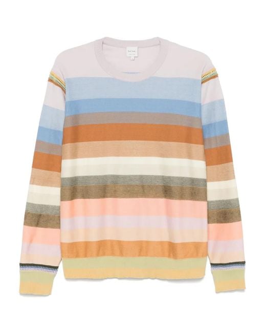 Paul Smith Gestreifter Pullover in Blue für Herren