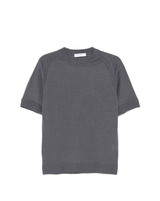 Daniele Fiesoli Gray Short-Sleeve T-Shirt for men
