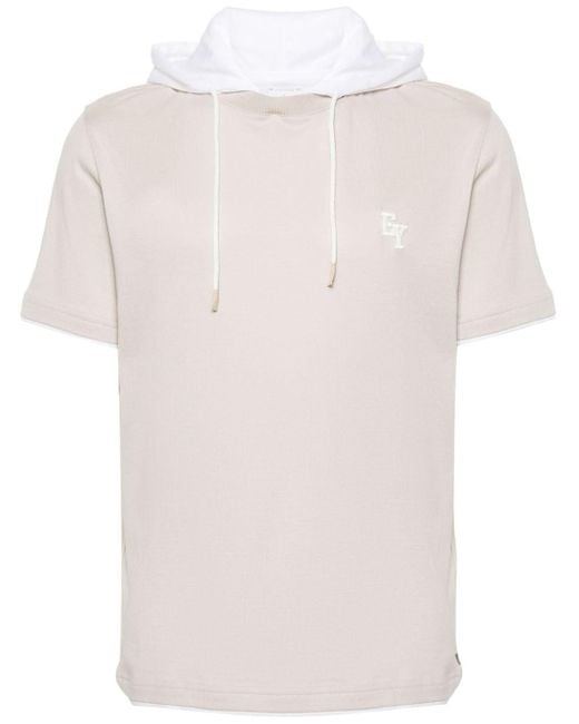 Mens hooded t on sale shirt