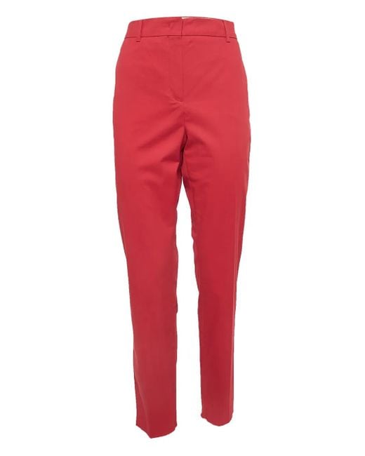 Max Mara コットンパンツ Red