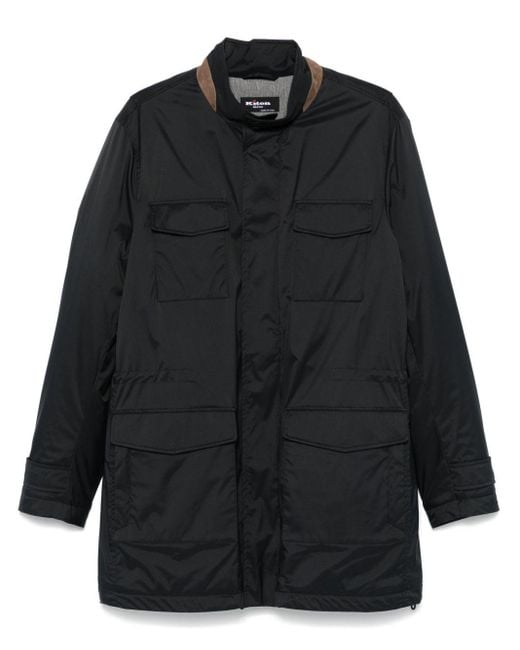 Kiton Black Padded Parka for men