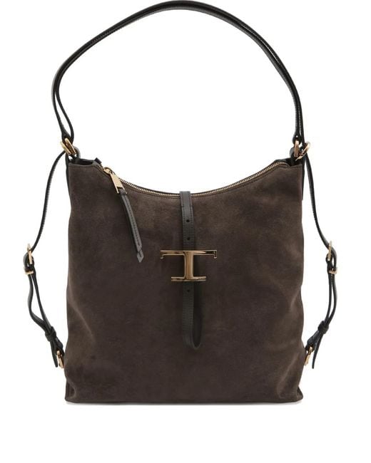 Tod's Black T Timeless Shoulder Bag