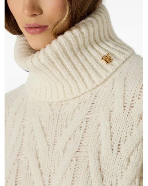 Elisabetta Franchi White Pull Colour Block