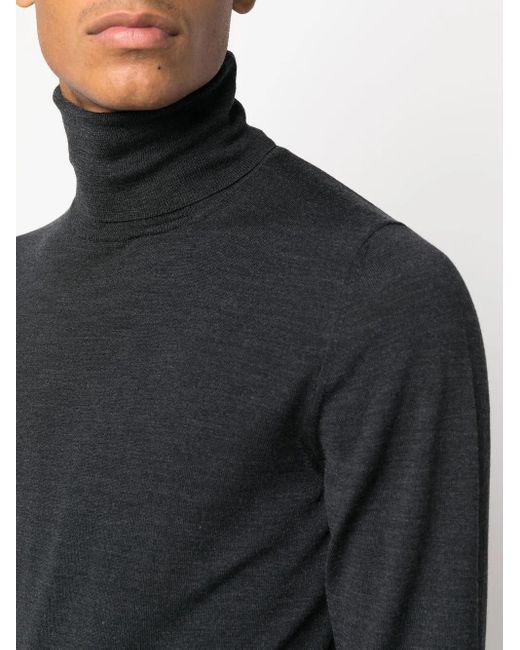 Pull À Col Roulé Zanone pour homme en coloris Black