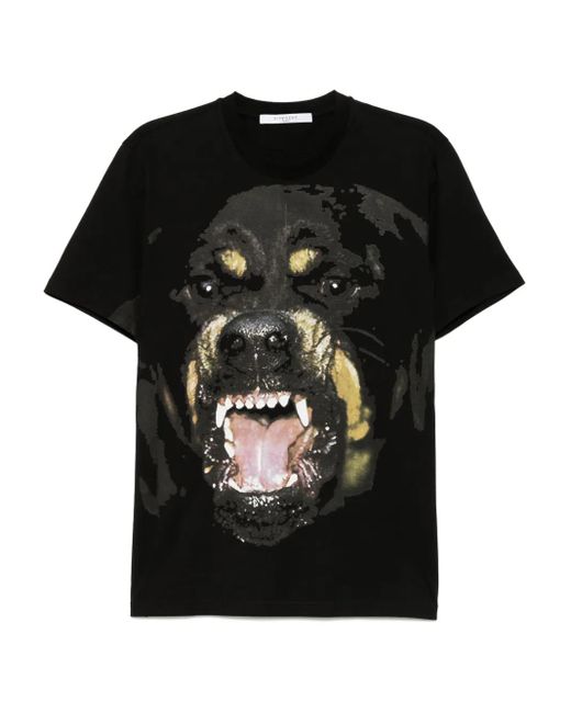 メンズ Givenchy グラフィック Tシャツ Black
