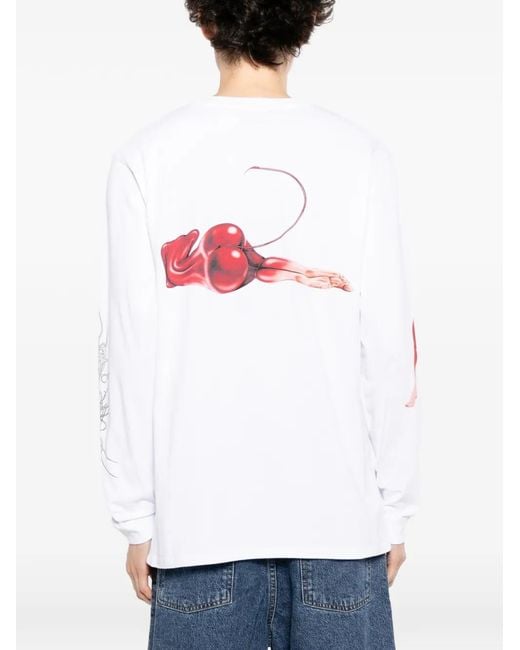 Edwin White Cherry Devil T-Shirt for men