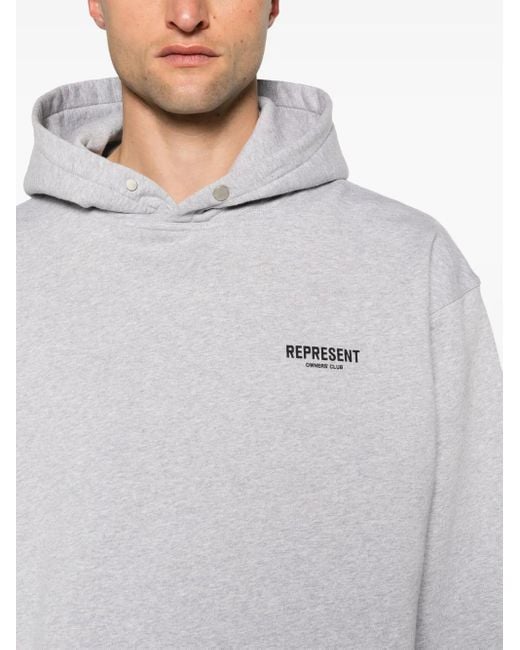 Sudadera Owners Club con capucha Represent de hombre de color White