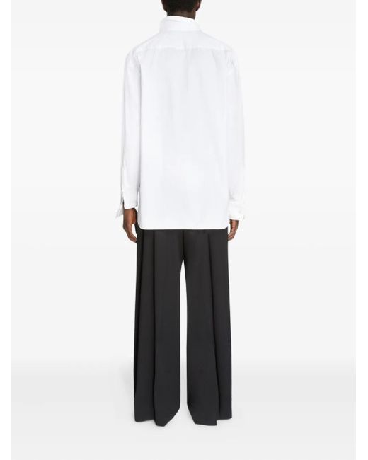 メンズ Dries Van Noten コットン シャツ White