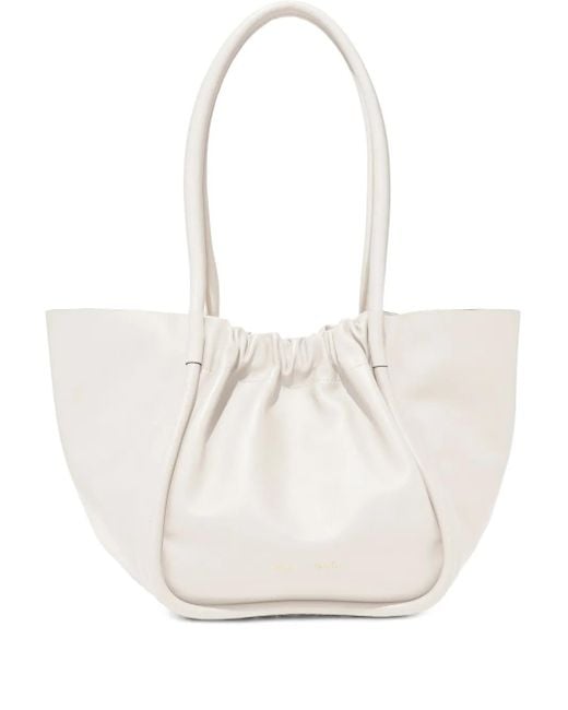 Proenza Schouler White Große Handtasche mit Raffung