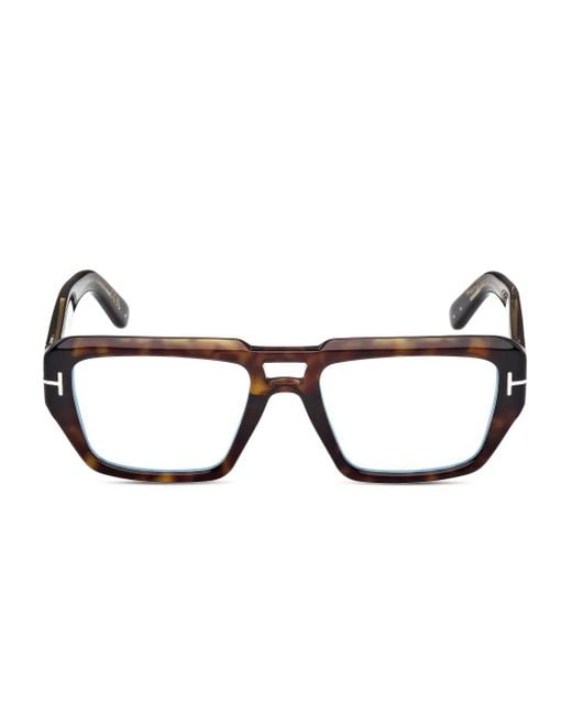 Tom Ford Brille Mit Eckigem Gestell in Brown für Herren