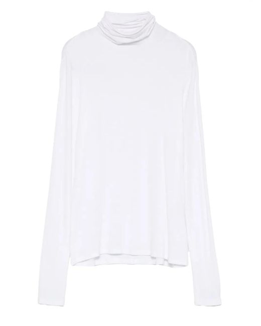 Dorothee Schumacher White Langärmeliges Rollkragenoberteil