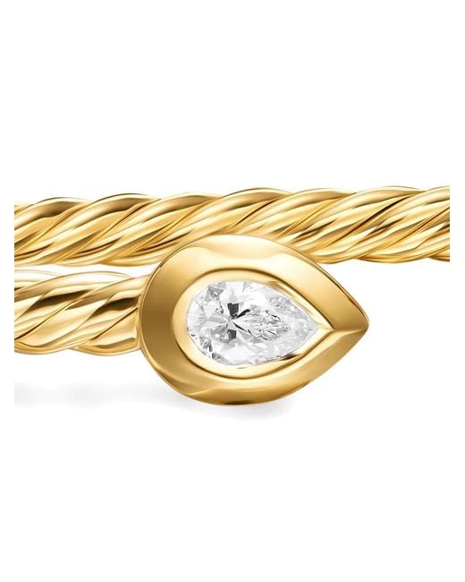 David Yurman Metallic 18K Petite Modern Renaissance Diamond Bracelet